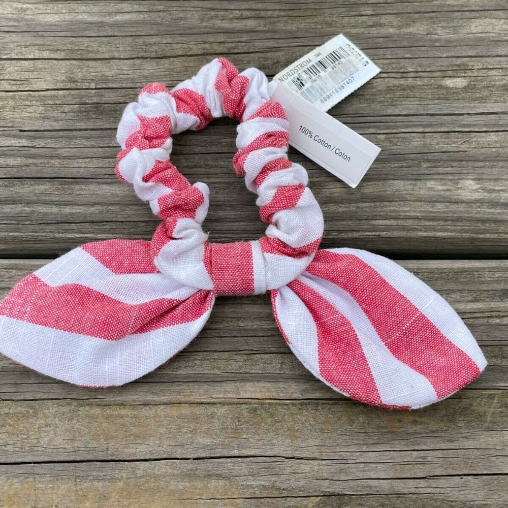 J.Crew Women Hair Pony Hair accessories pony hair tail cotton stripes One Size - Picture 4 of 8